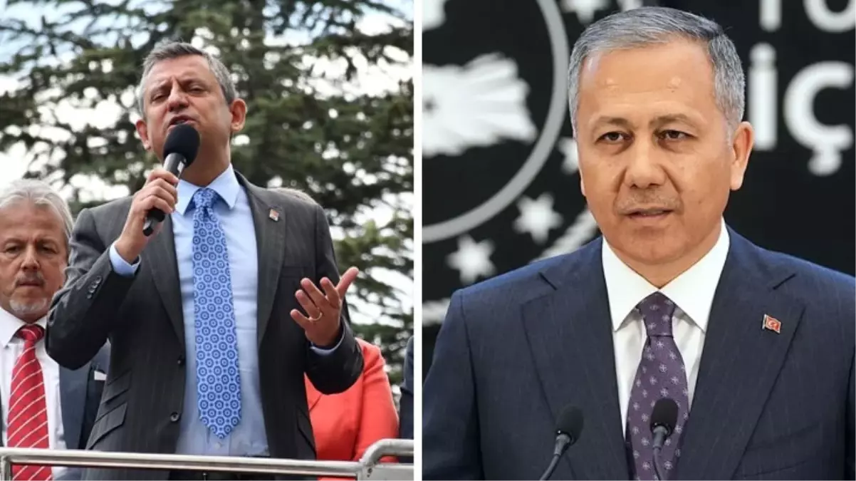 Dumlupınar’da protokol krizi! CHP lideri Özel, Bakan Yerlikaya’yı topa tuttu