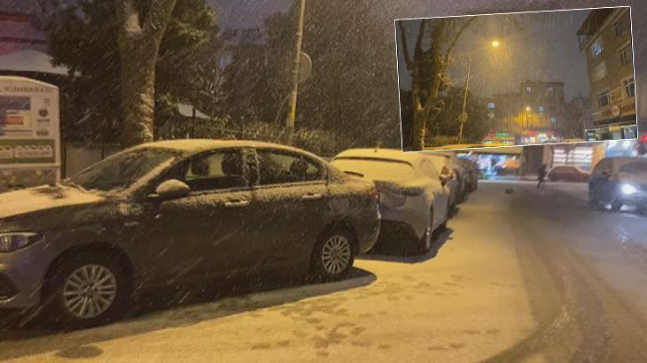 İstanbul’da kar etkili oldu